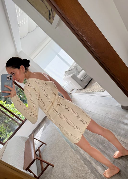 VESTIDO DE KNIT ONE SHOULDER