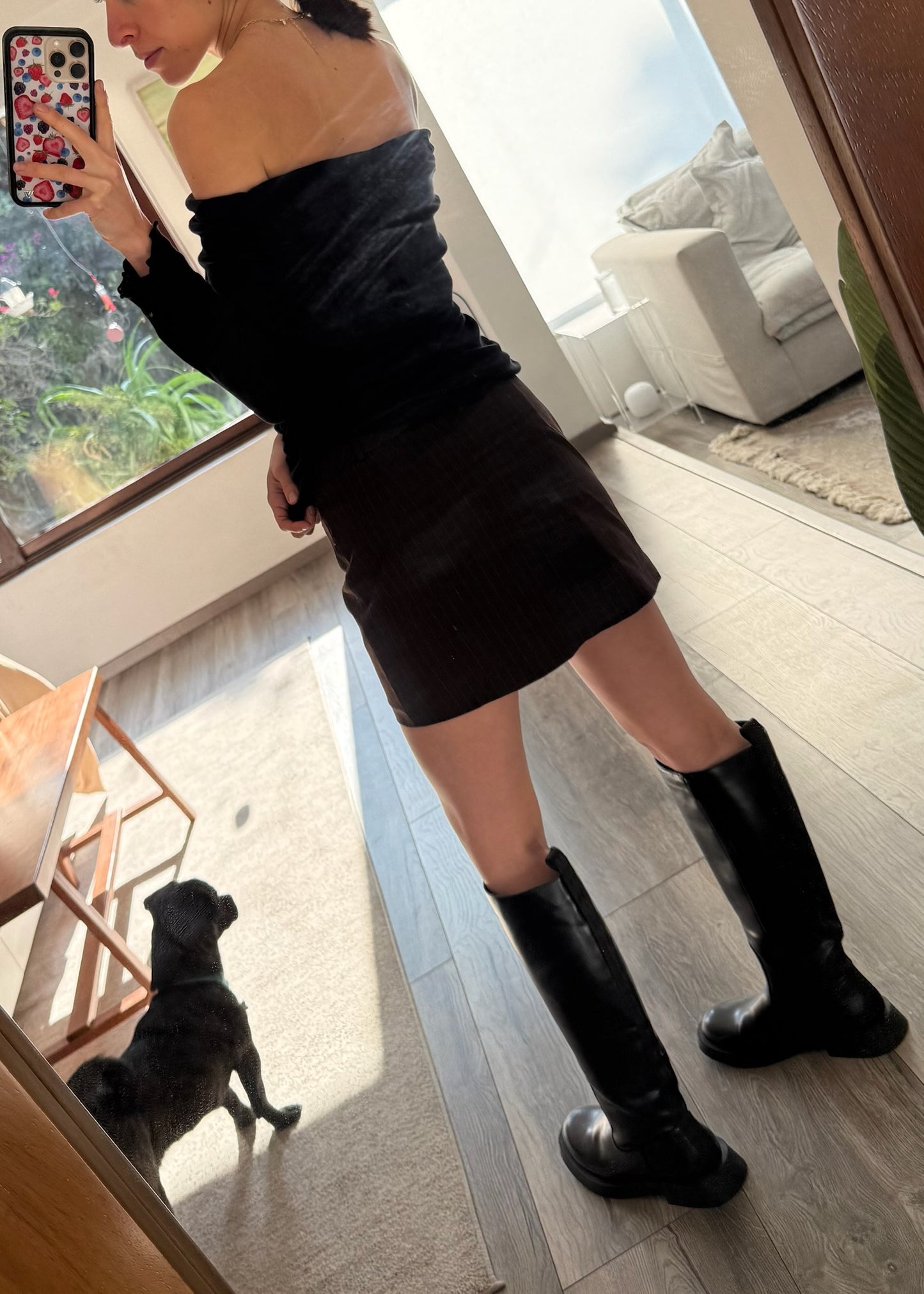 FALDA SCHOOL GIRL CHOCOLATE