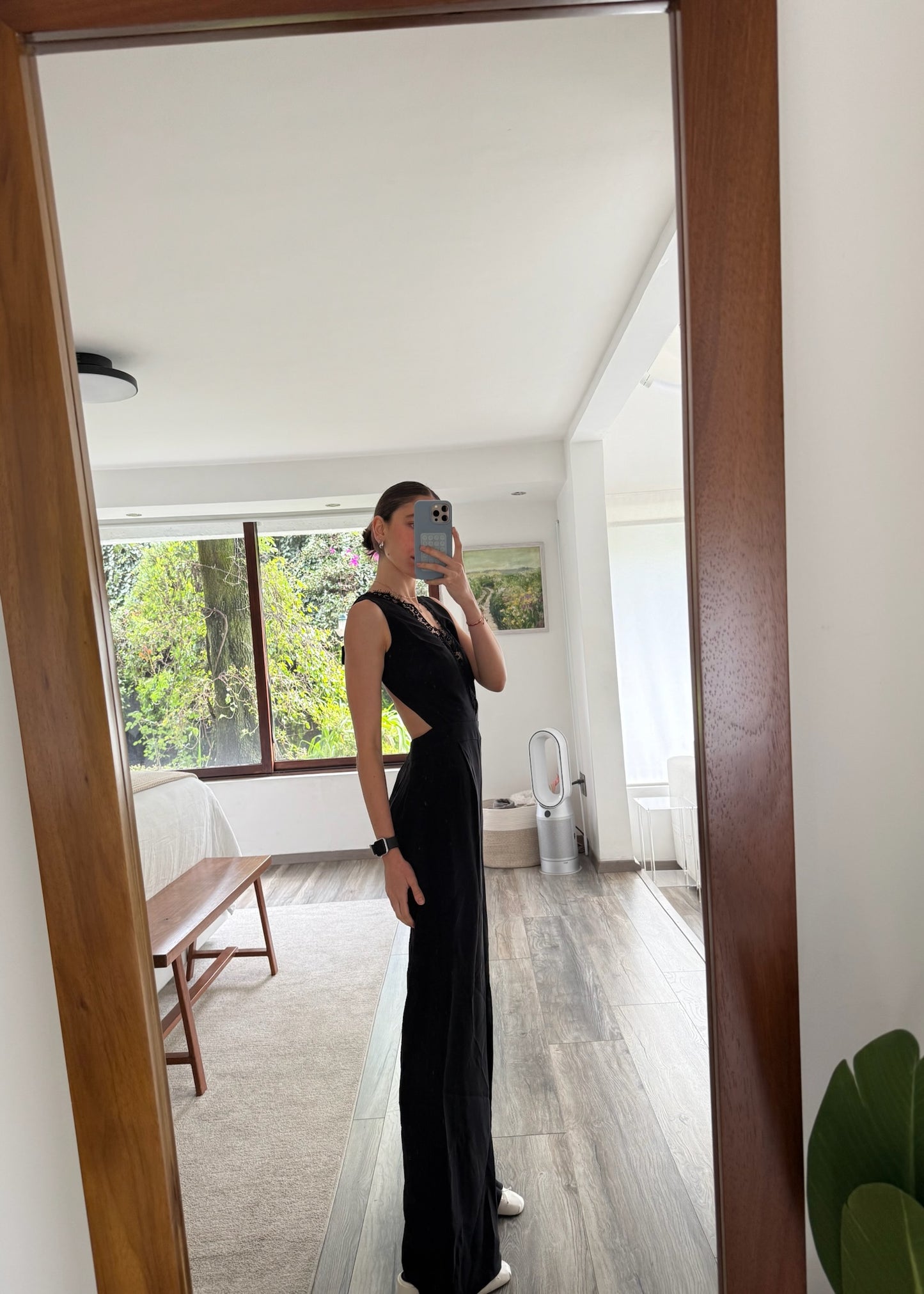 JUMPSUIT NEGRO CON ENCAJE