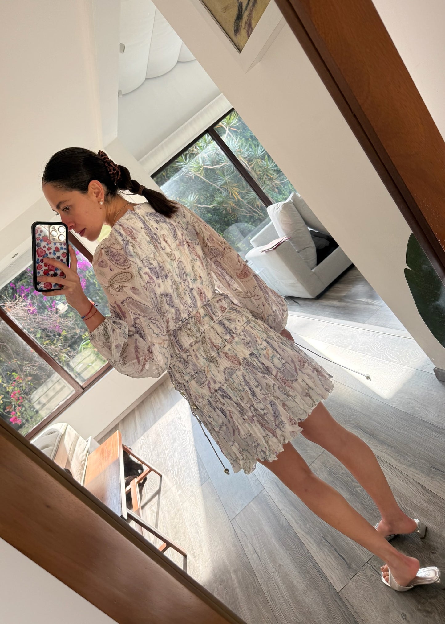 VESTIDO CON PRINT DE CONCHAS