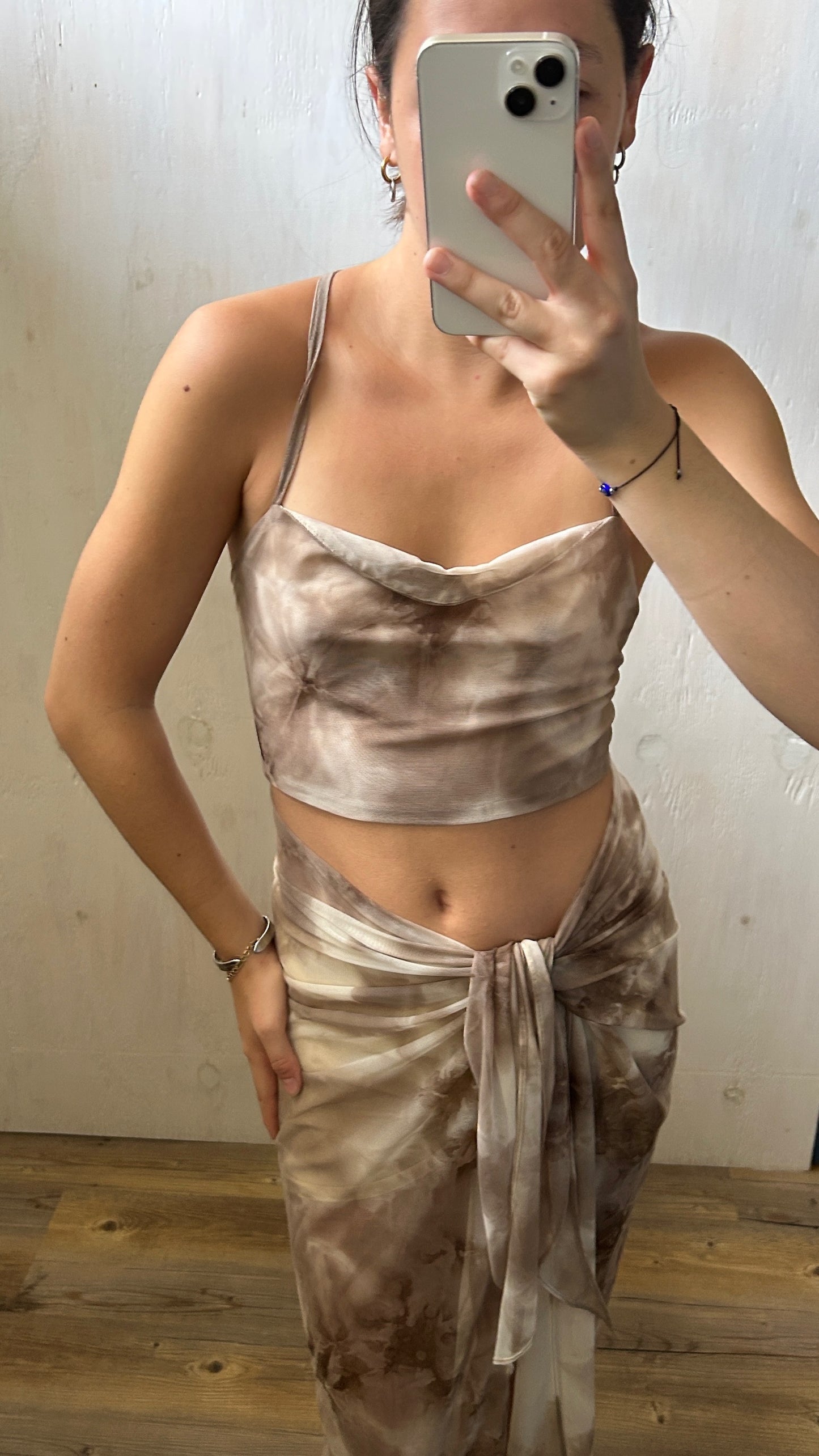 VESTIDO DE MESH TIE DYE