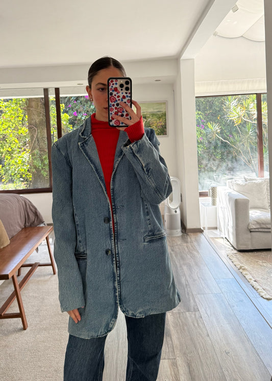 DENIM BLAZER