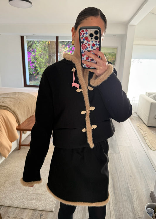 SET FALDA Y BLAZER FURRY