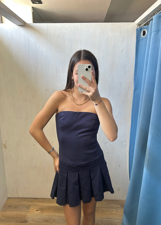 VESTIDO STRAPLESS SCHOOL GIRL