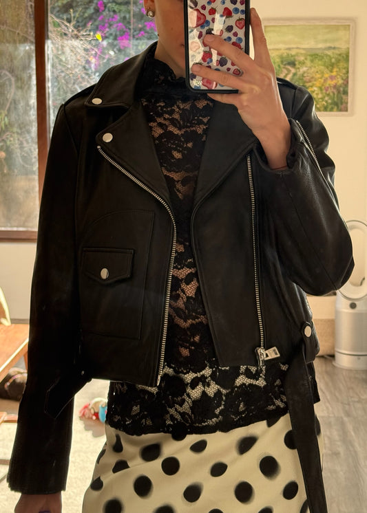 BIKER JACKET DE PIEL