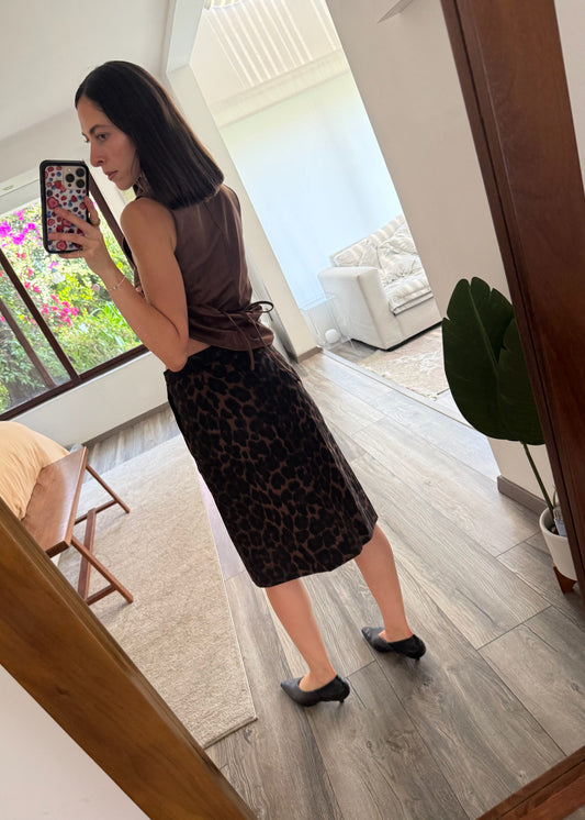 FALDA PENCIL ANIMAL PRINT