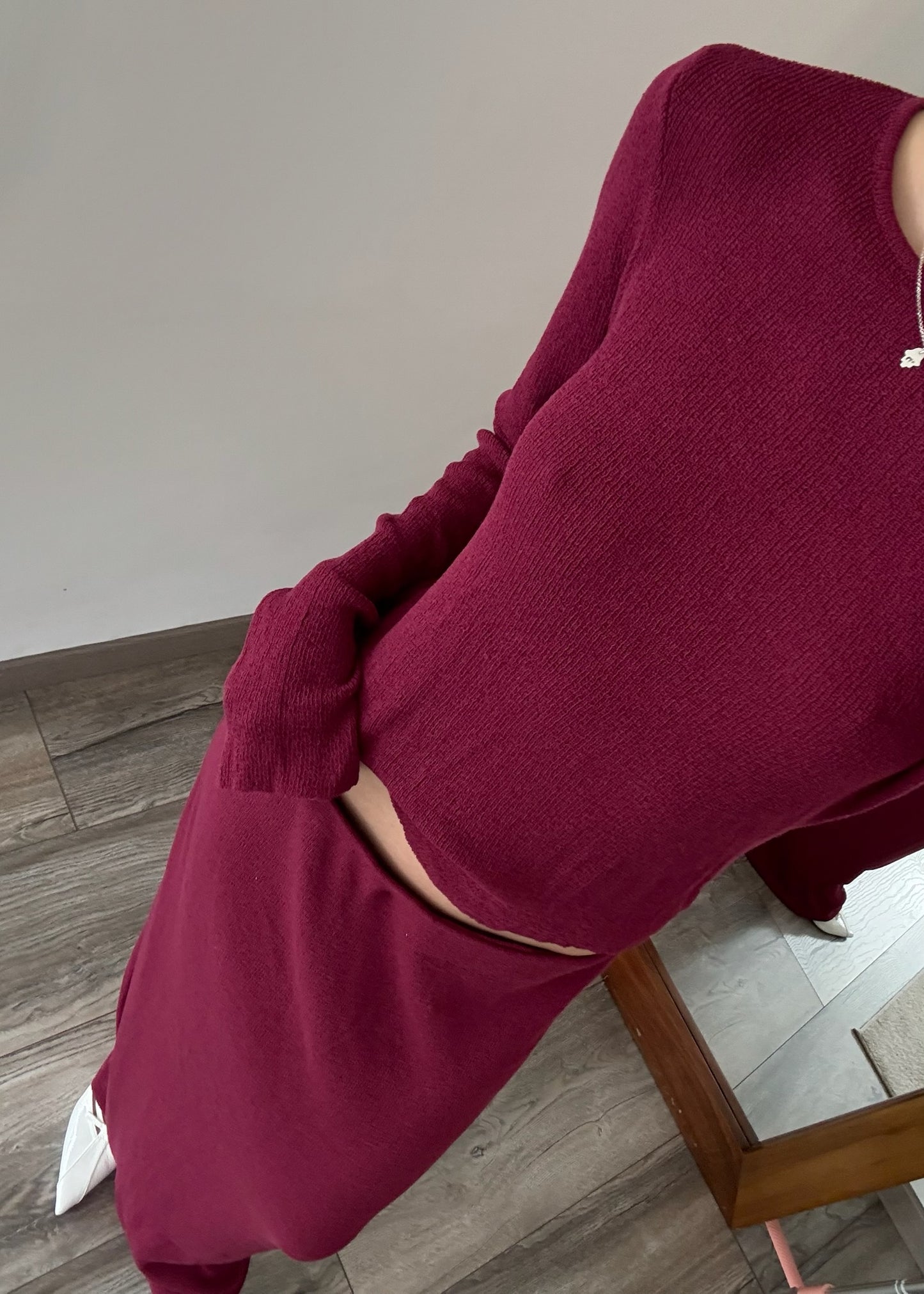SET DE KNIT MAGENTA