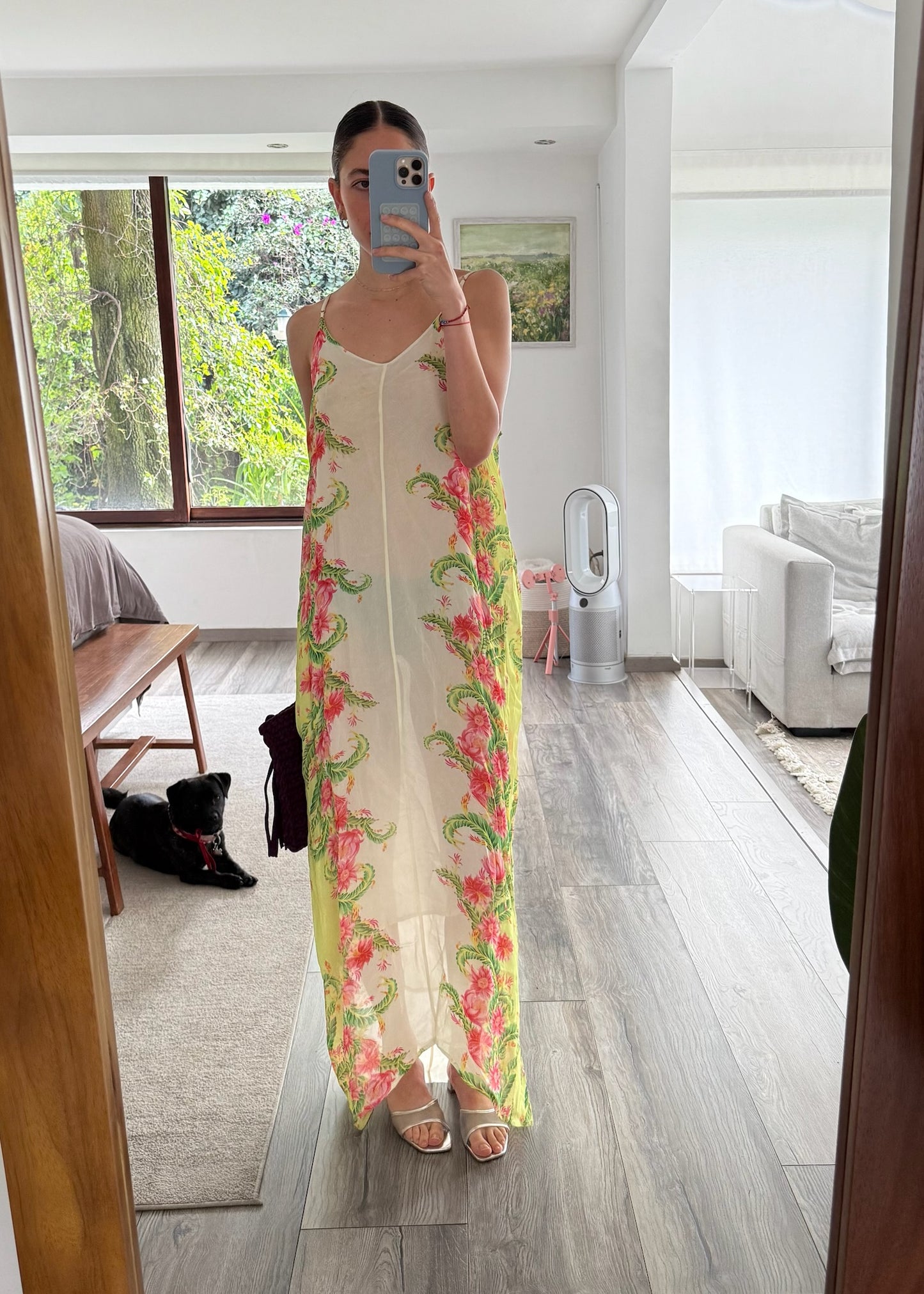 VESTIDO BEACHY CON PRINT FLORAL