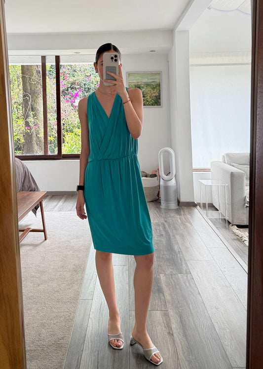 VESTIDO FLOWY TURQUOISE