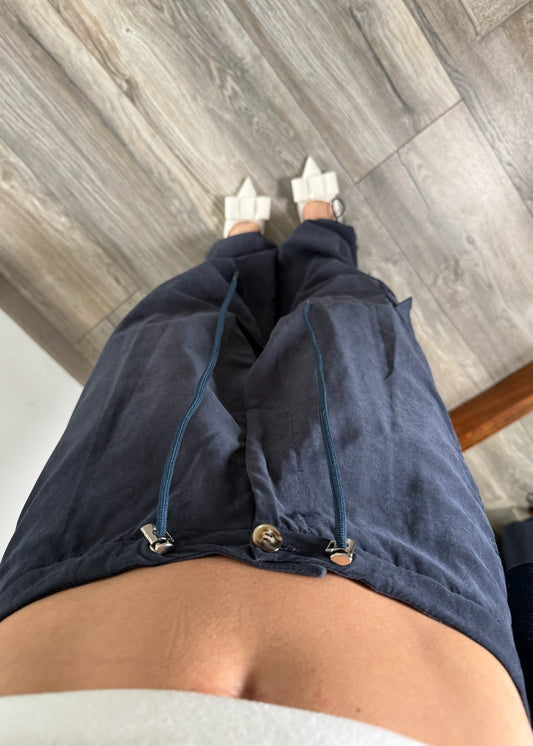 PARACHUTE PANTS NAVY BLUE