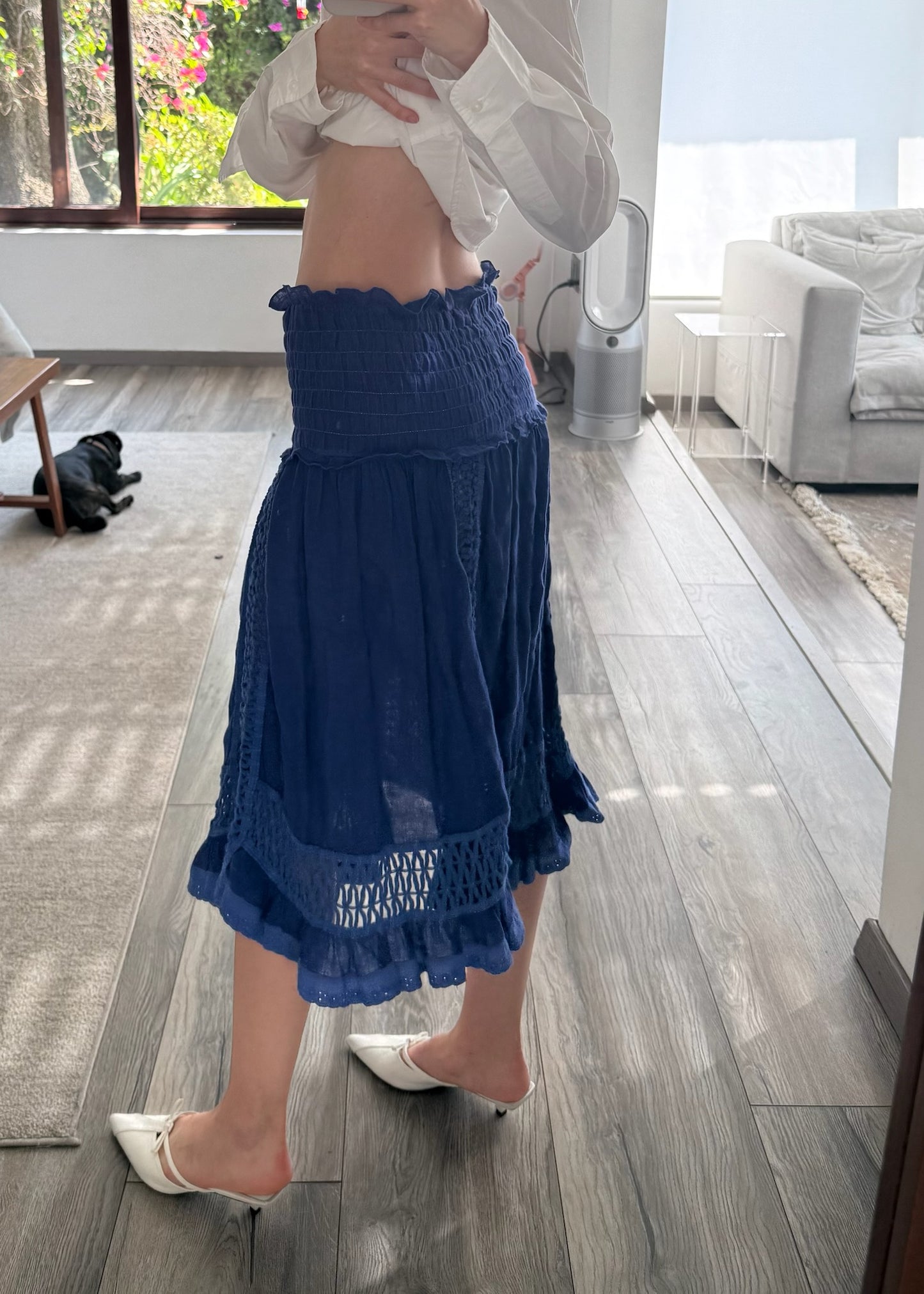 FALDA PLAYERA MIDI