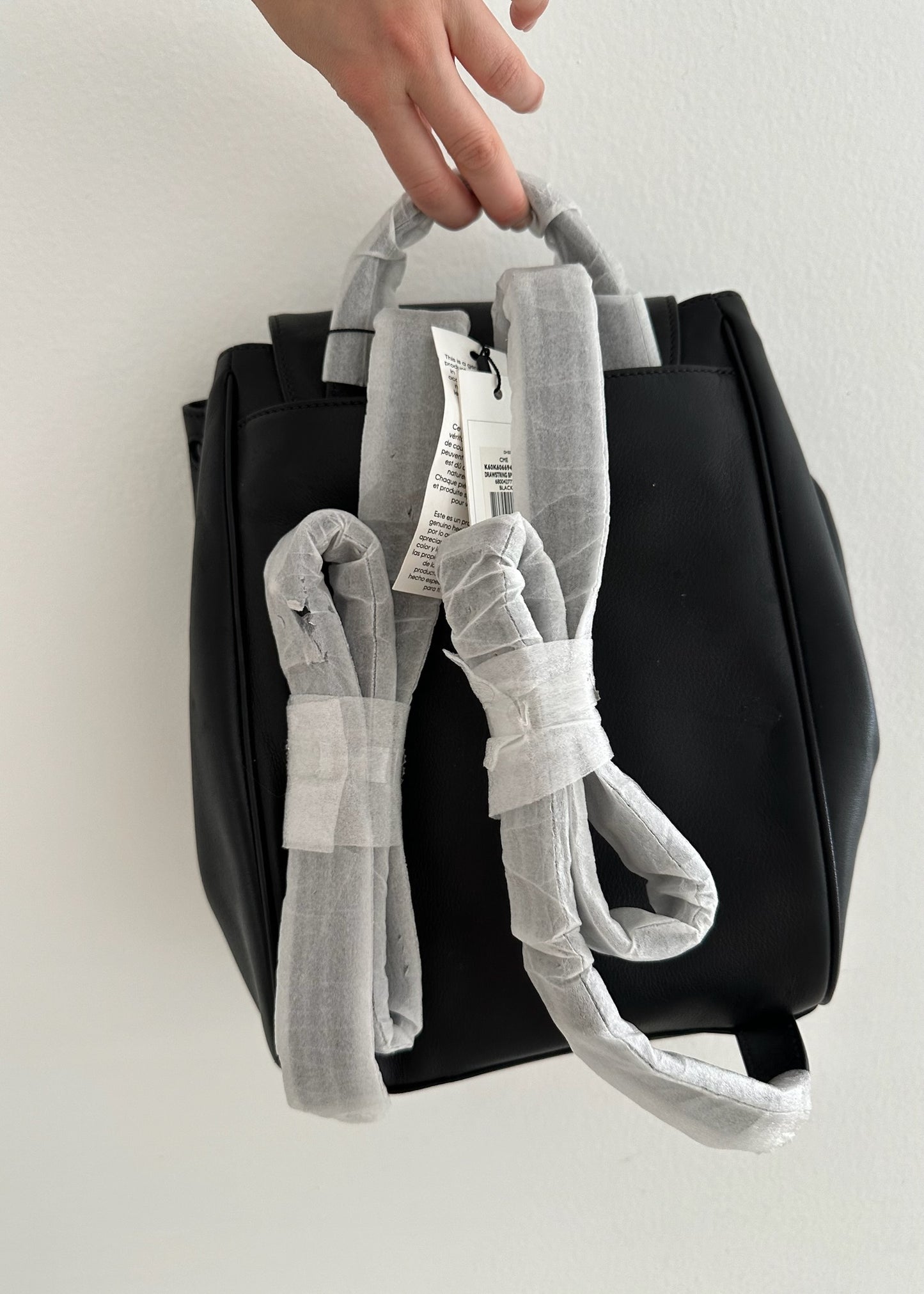 BACKPACK NEGRA DE PIEL