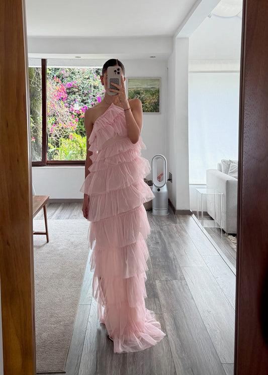 VESTIDO MAXI COQUETTE