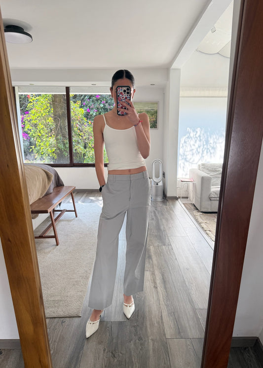 SMART PANTS GRIS CLARO