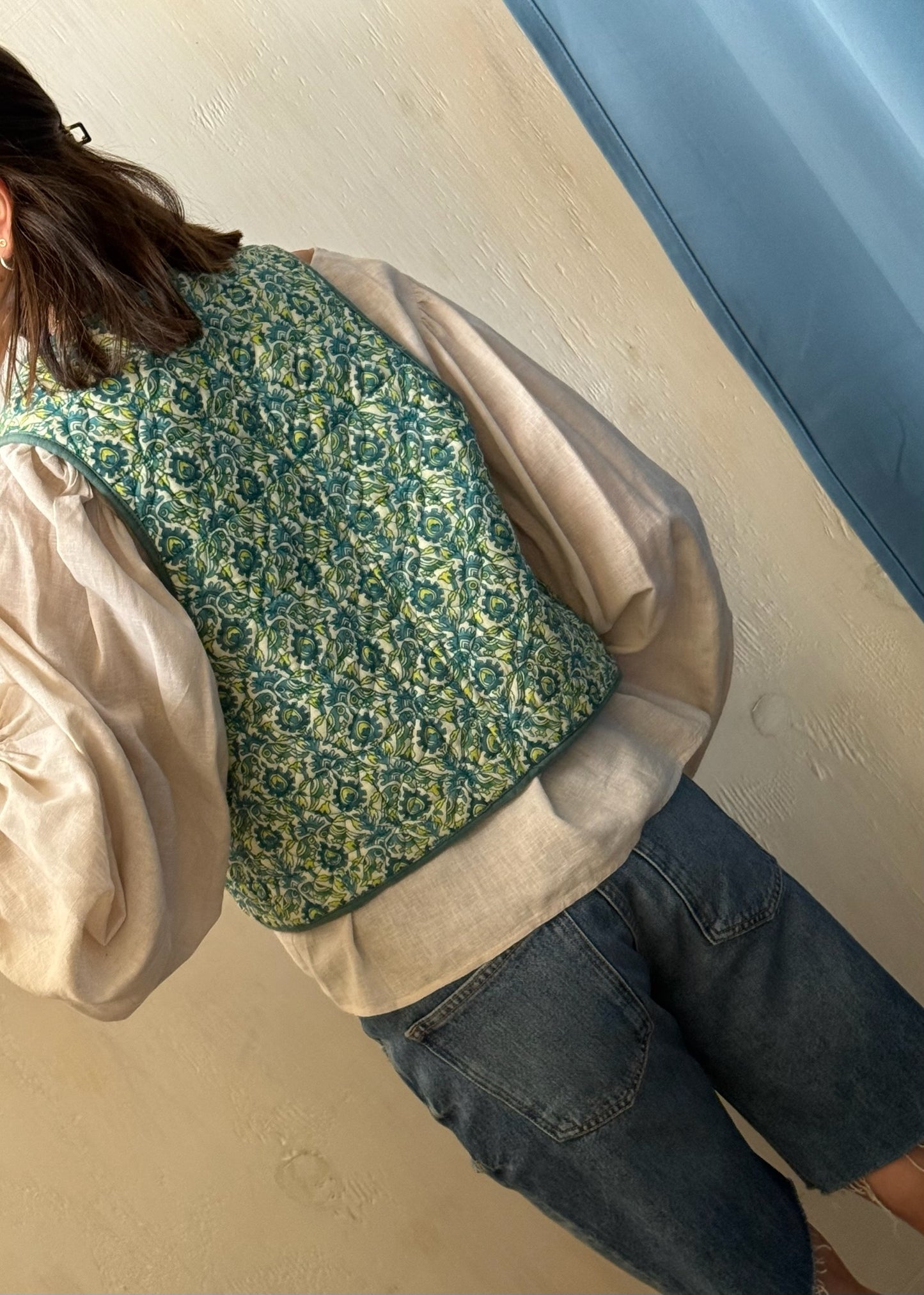 CHALECO BOHO CON PRINT