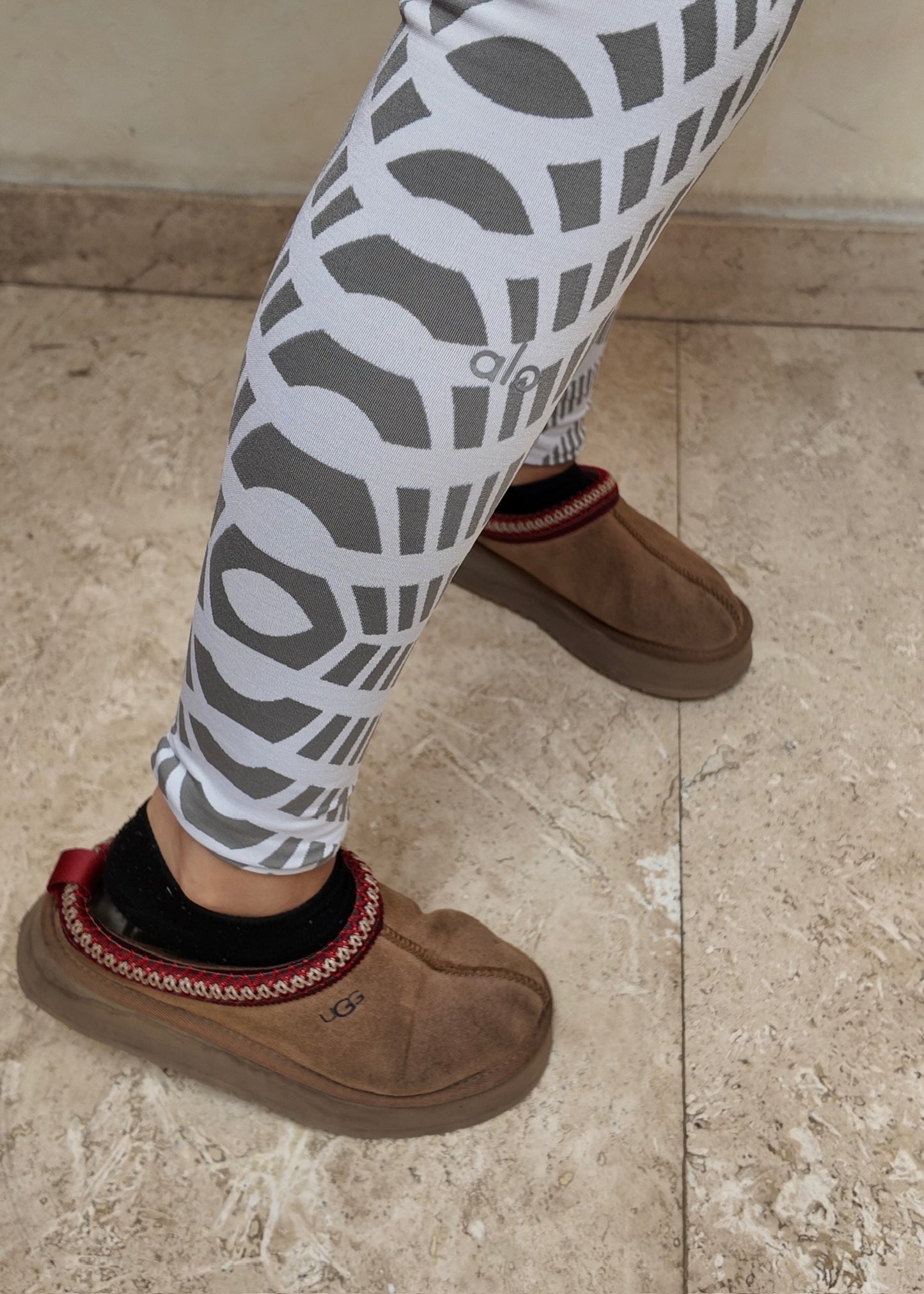 ACTIVE LEGGINGS BLANCOS CON PRINT