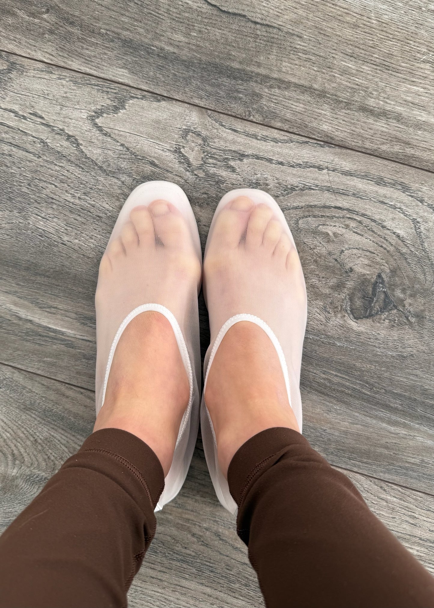 BALLERINAS BLANCAS DE MESH
