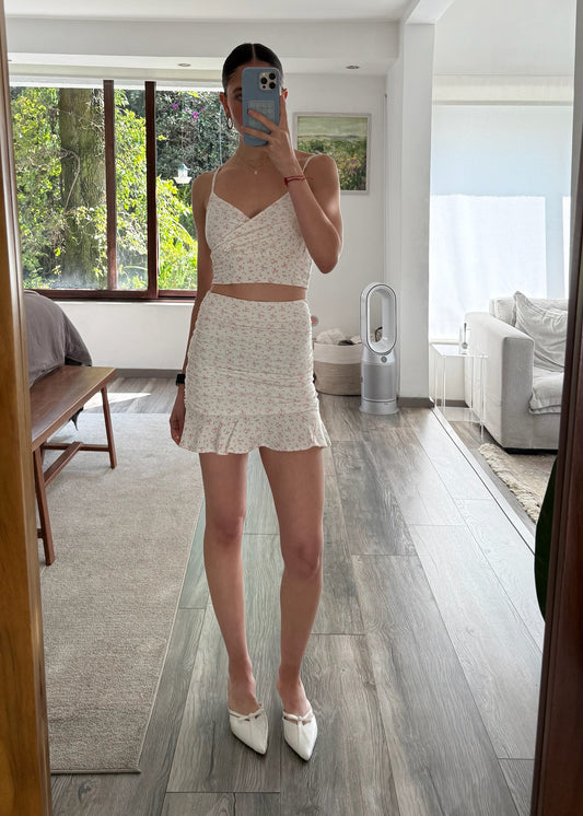 SET GIRLY CON PRINT FLORES