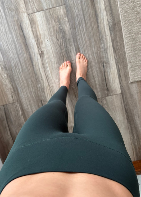 ACTIVE LEGGINGS VERDES CON FRUNCIDO ATRÁS