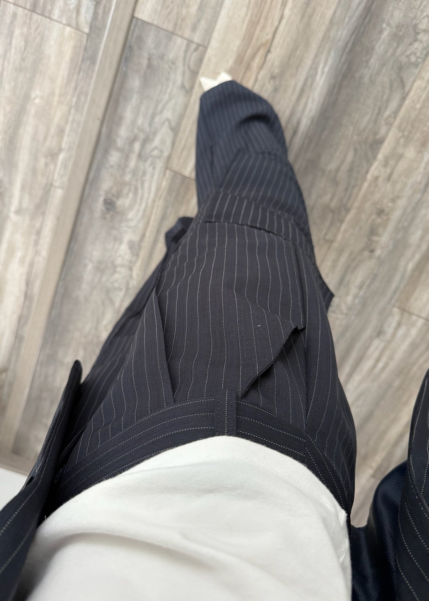PINSTRIPED CARGO SUIT