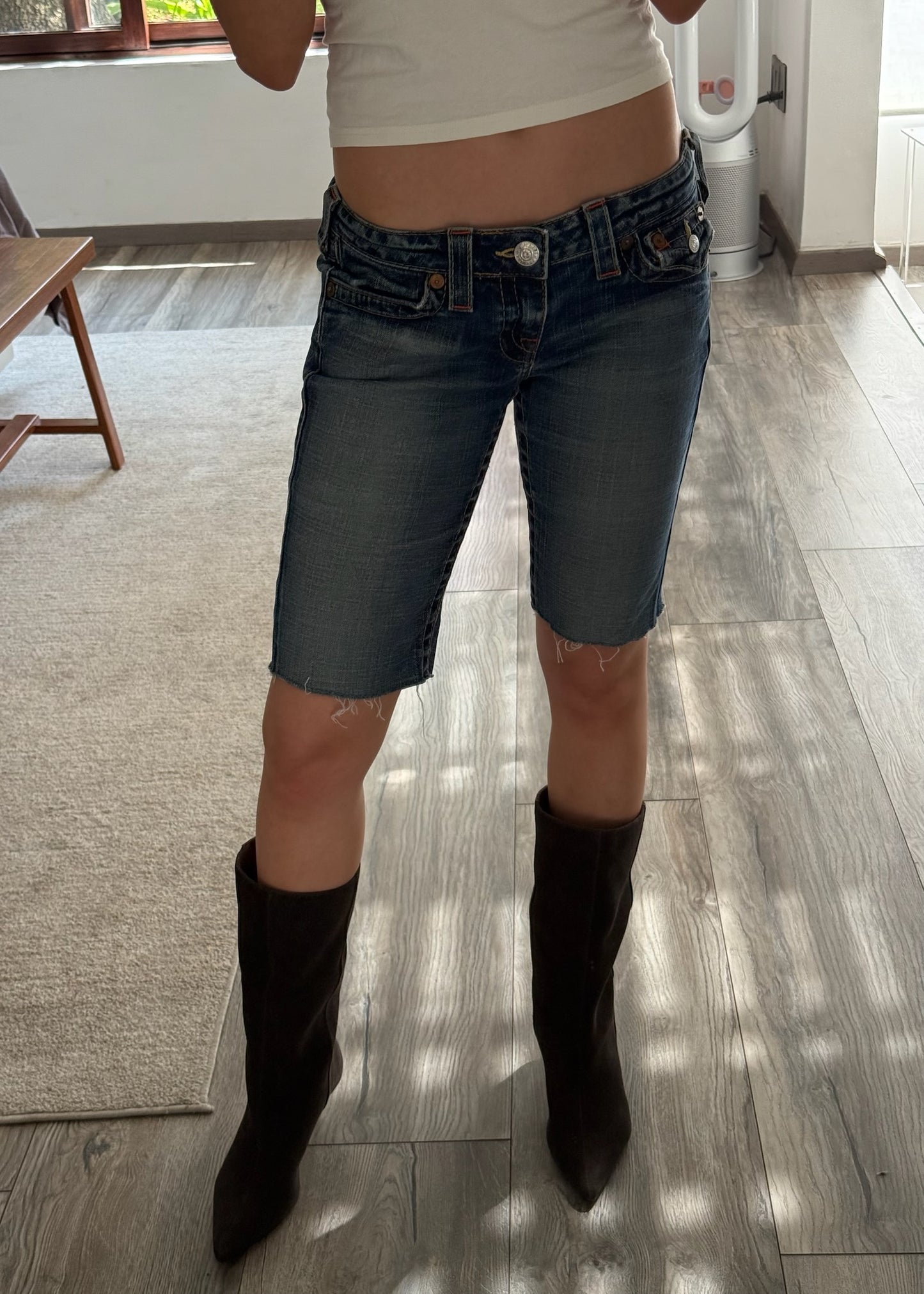 SHORT DE JEANS LOW RISE VINTAGE