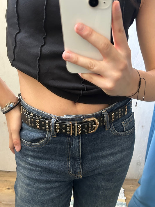 CINTURÓN DE ESTRELLAS CON ESTOPEROLES