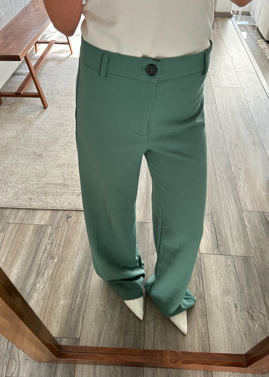 PANTALÓN VERDE FULL LENGTH