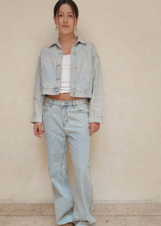 SET DENIM SPARKLY