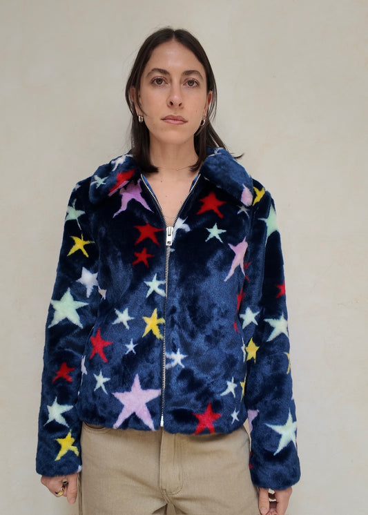 CHAMARRA PELUCHE CON ESTRELLAS