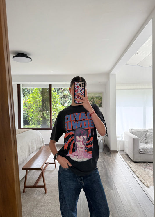 TEE BOWIE CON CARA