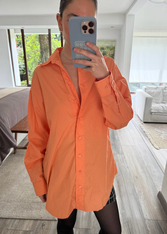 CAMISA OVERSIZED NARANJA