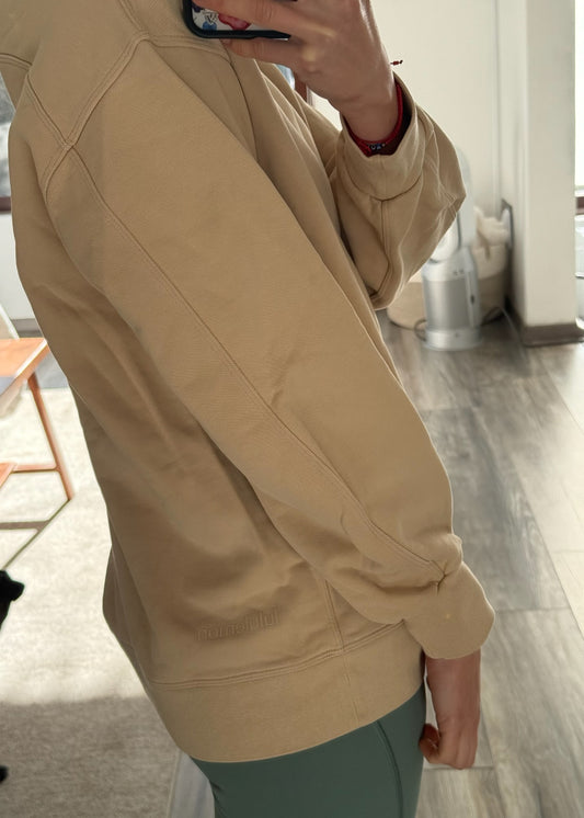SUDADERA BEIGE