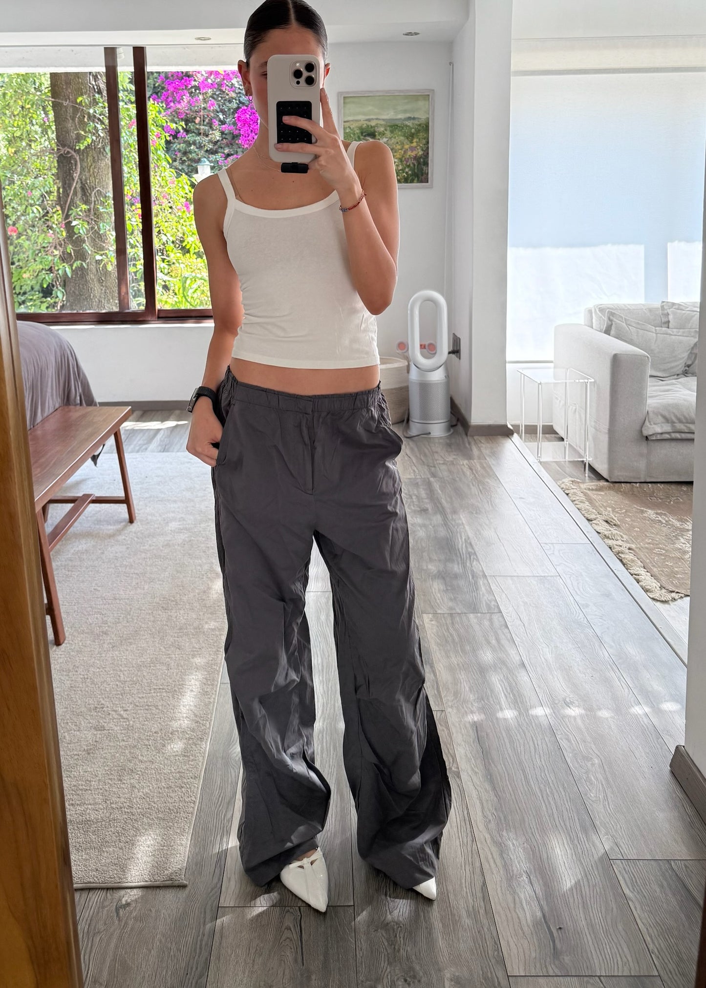 PARACHUTE PANTS GRISES