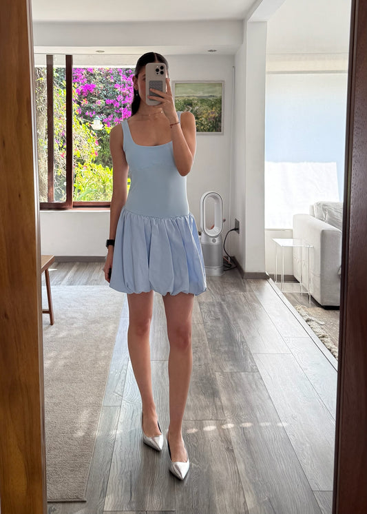 VESTIDO BOMBÓN BABY BLUE