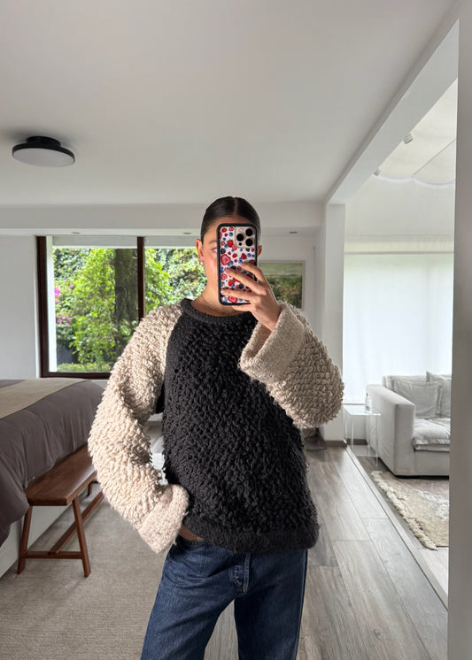 SUETER CHUNKY BICOLOR