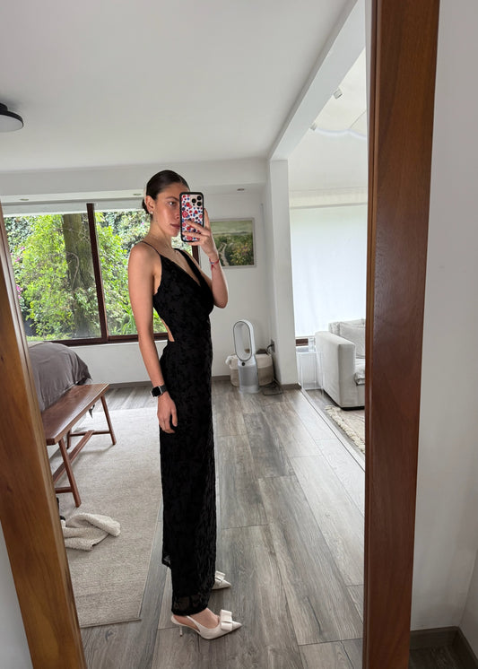 VESTIDO MAXI NAVY BLUE