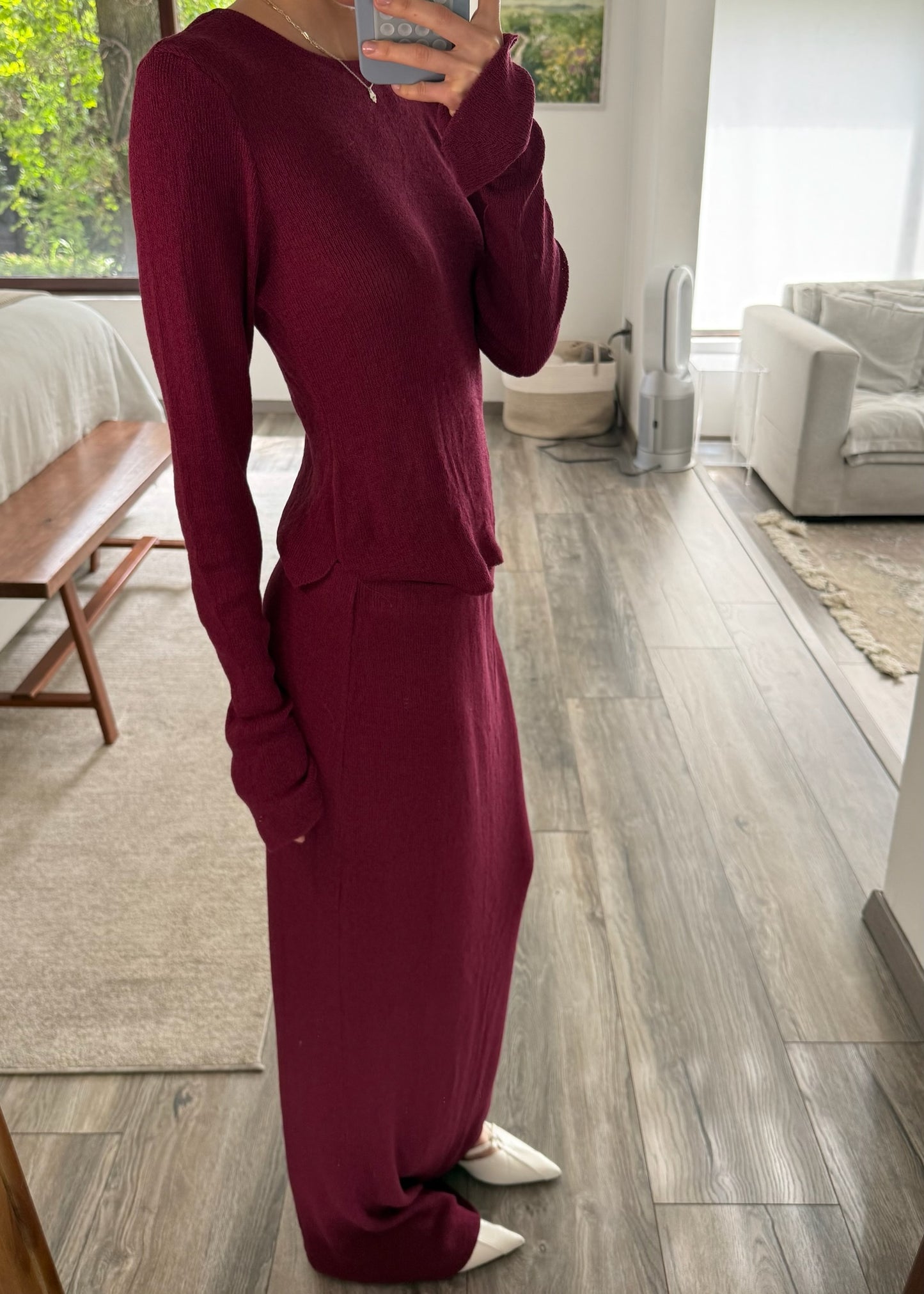 SET DE KNIT MAGENTA