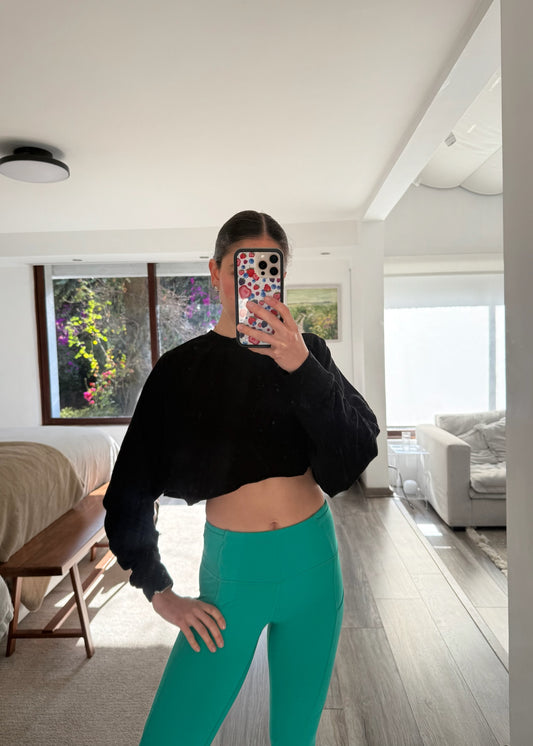 ACTIVE TOP CROPPED NEGRO