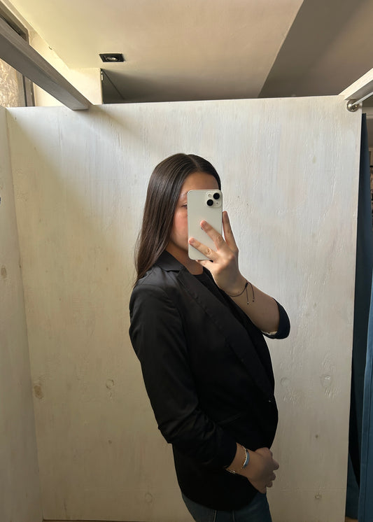 BLAZER NEGRO MANGA 3/4