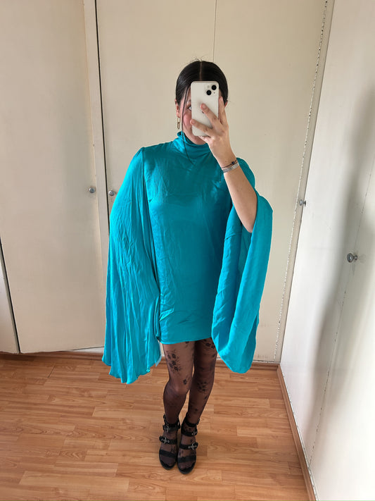 VESTIDO TURQUESA MINI
