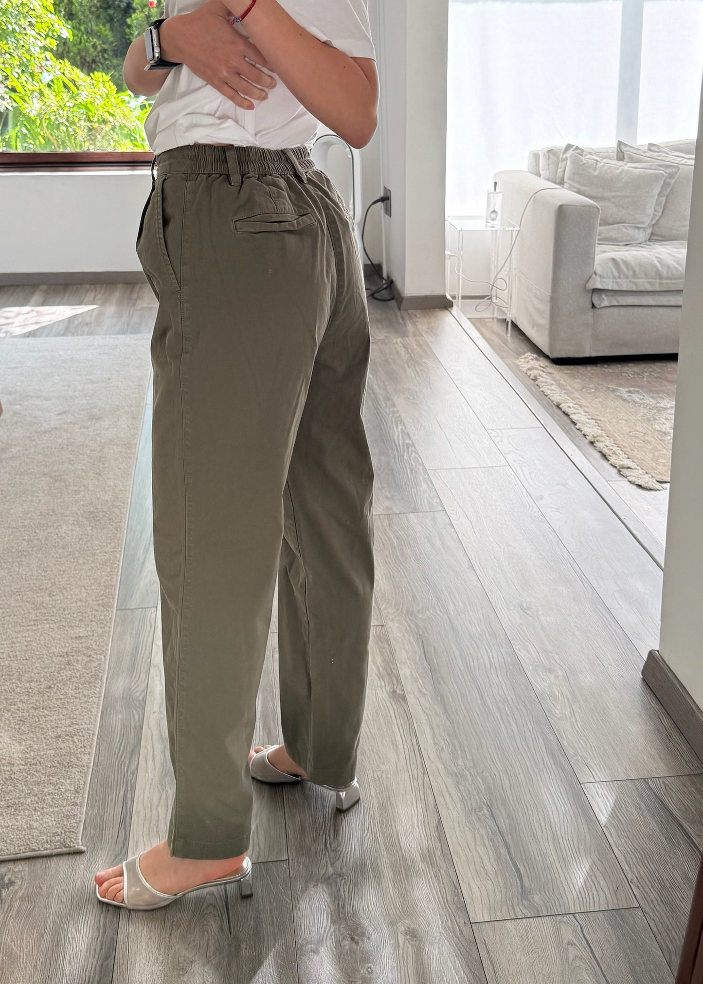 PANTALÓN VERDE MILITAR