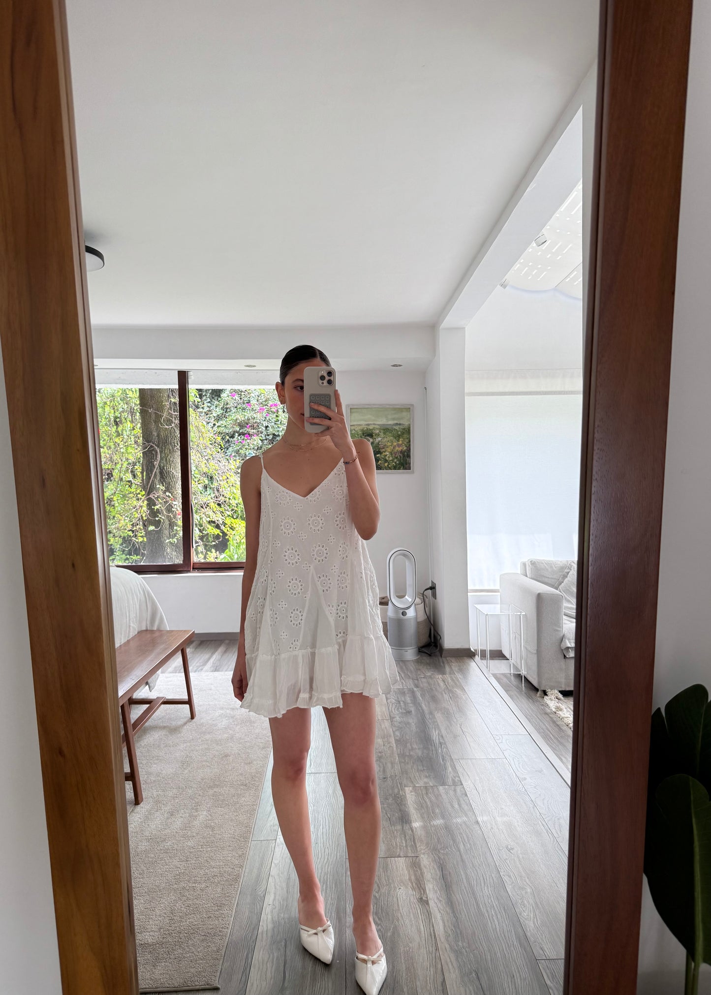 COVER UP DRESS BLANCO