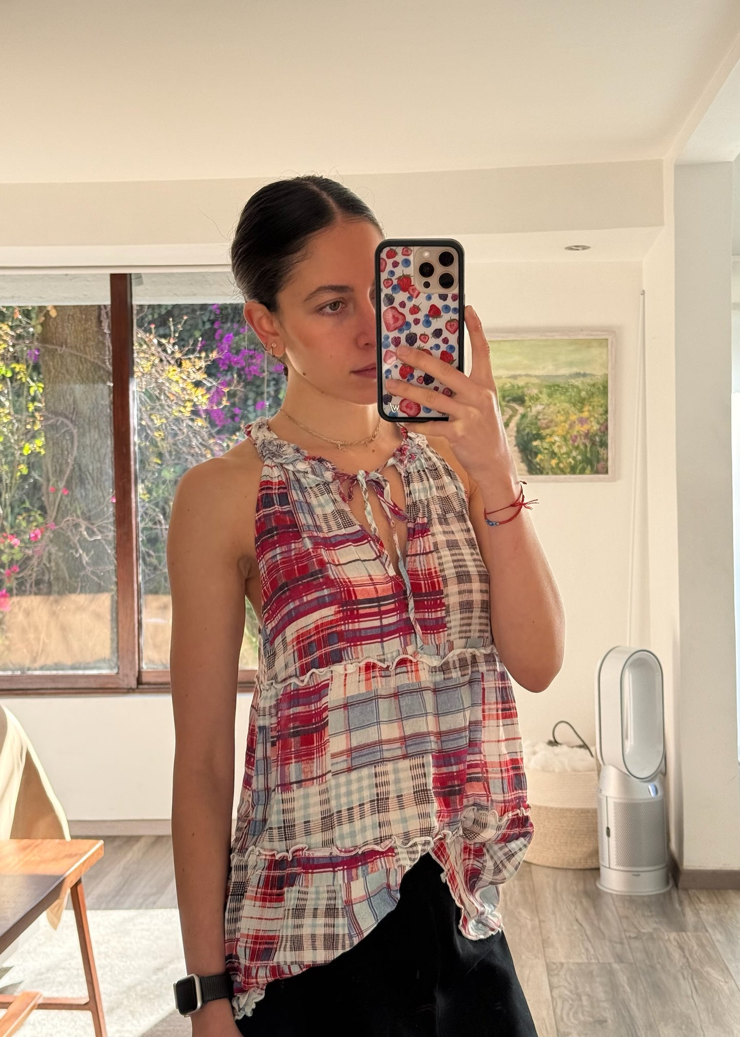 BLUSA PRINT CUELLO HALTER