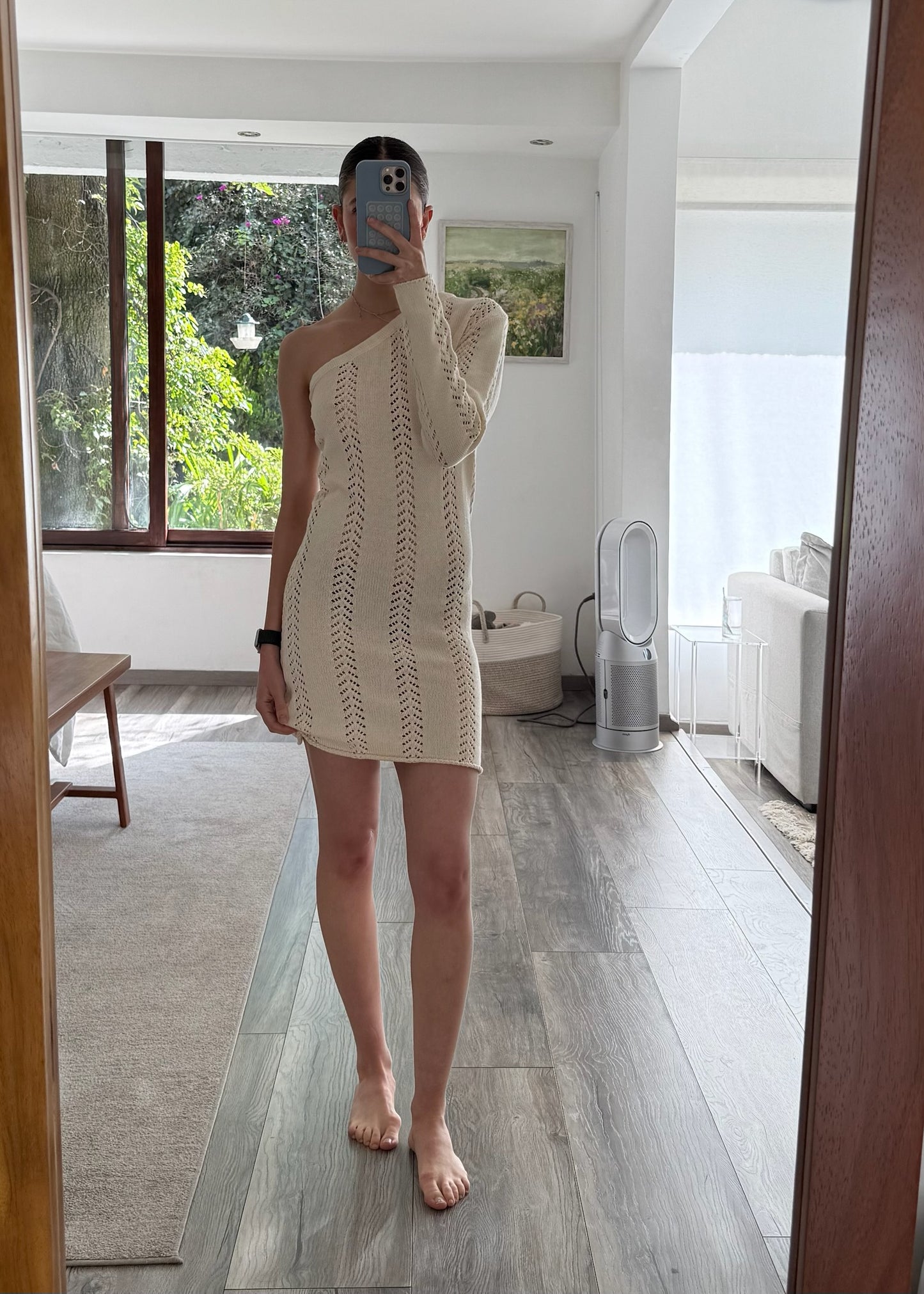 VESTIDO DE KNIT ONE SHOULDER