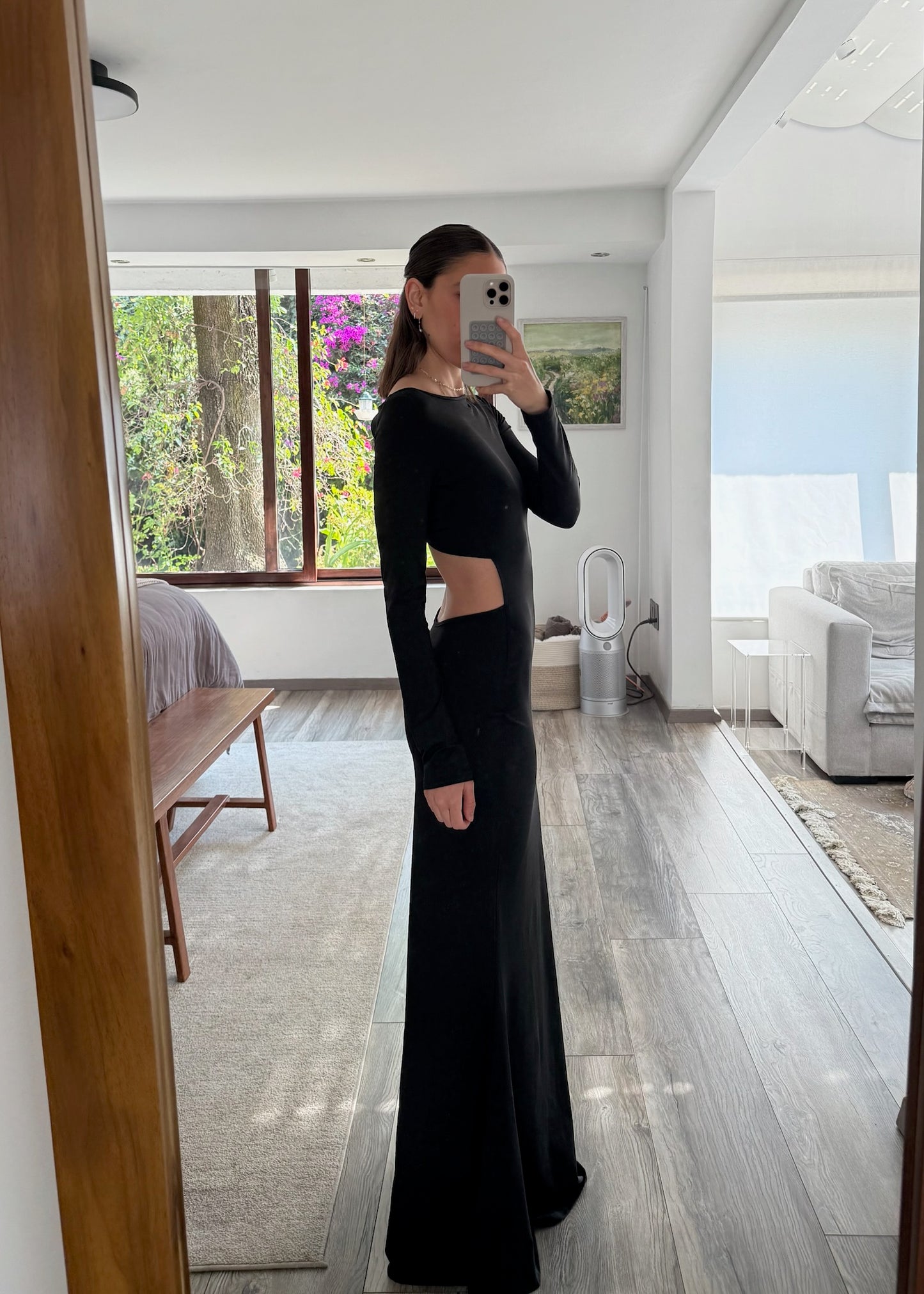 VESTIDO NEGRO MAXI BACKLESS