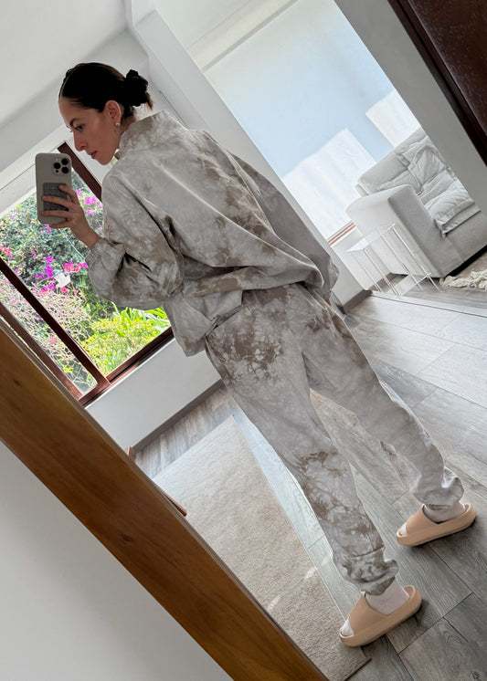SET LOUNGIE TIE DYE