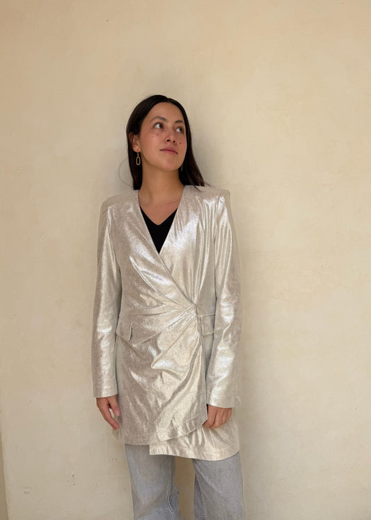 BLAZER PLATEADO