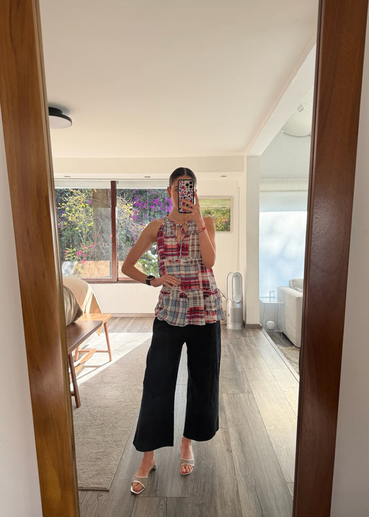 BLUSA PRINT CUELLO HALTER