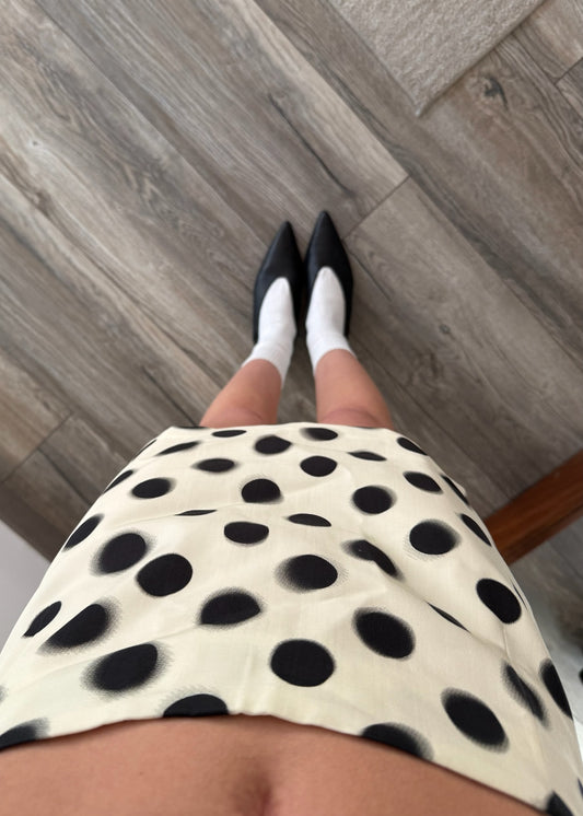 FALDA MINI POLKA DOT