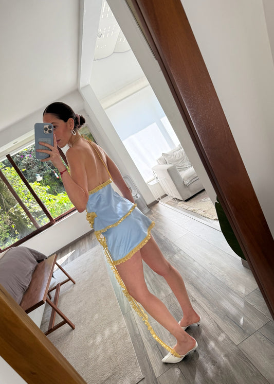 SET CUTE BLUE WITH YELLOW